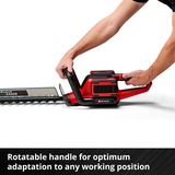 EINHELL Akku-Heckenschere GE-CH 36/65 Li-Solo, 36Volt (2x18V) rot/schwarz, ohne Akku und Ladegerät