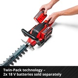 EINHELL Akku-Heckenschere GE-CH 36/65 Li-Solo, 36Volt (2x18V) rot/schwarz, ohne Akku und Ladegerät