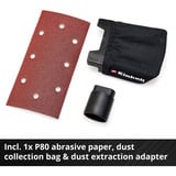 EINHELL Power X-Change Akku-Schwingschleifer TC-OS 18/187 Li-Solo, 18Volt rot/schwarz, ohne Akku und Ladegerät