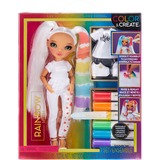 MGA Entertainment Rainbow High Color & Create Fashion Doll - Green Eyes, Puppe 