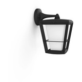 Philips White & Color Ambiance Econic Outdoor hängende Wandleuchte, LED-Leuchte schwarz