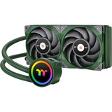 Thermaltake TOUGHLIQUID 240 ARGB Sync All-In-One Liquid Cooler Green 240mm, Wasserkühlung grün