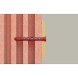 fischer Langschaftdübel HybridPower 10x90 T  rot/grau, 10 Stück