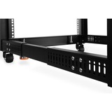 Alphacool ES 19" Open Frame Serverrack , Rack, Server-Gehäuse schwarz, 25 Höheneinheiten