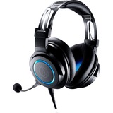 Audio-Technica ATH-G1, Gaming-Headset schwarz/blau, 3,5 mm Klinke