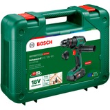 Bosch Heimwerken & Garten Akku-Bohrschrauber AdvancedDrill 18V-80 QuickSnap grün/schwarz, Li-Ionen Akku 2,5Ah, Koffer, POWER FOR ALL ALLIANCE
