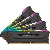 Corsair DIMM 64 GB DDR4-3200 (4x 16 GB) Quad-Kit, Arbeitsspeicher CMH64GX4M4E3200C16, Vengeance RGB PRO SL, INTEL XMP