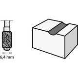 Dremel Schleifband Ø 6,4 mm, Körnung 60 (431) 6 Stück, Schaft Ø 3,2 mm