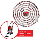EINHELL Nass-/Trockensauger TE-VC 36/30 Li rot/silber, ohne Akku und Ladegerät