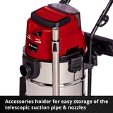 EINHELL Nass-/Trockensauger TE-VC 36/30 Li rot/silber, ohne Akku und Ladegerät