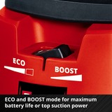 EINHELL Nass-/Trockensauger TE-VC 36/30 Li rot/silber, ohne Akku und Ladegerät