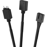 Fractal Design Prisma AL-18 ARGB PWM 2-Pack, Gehäuselüfter schwarz/weiß, 2er Pack, 180 mm