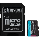 Kingston Canvas Go! Plus 1 TB microSDXC, Speicherkarte schwarz, UHS-I U3, Class 10, V30, A2