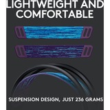 Logitech Gaming G535 LIGHTSPEED, Gaming-Headset schwarz