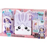MGA Entertainment Na! Na! Na! Surprise 3-in-1 Backpack Bedroom Serie 3 Playset - Lavender Kitten, Spielfigur 