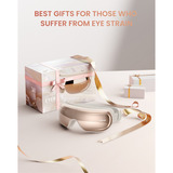 Renpho Augenmassagegerät Eyeris 3  roségold, Sprachsteuerung