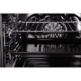 Respekta AB141-26, Backofen schwarz/silber