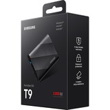 SAMSUNG Portable SSD T9 4 TB, Externe SSD schwarz, USB 3.2 Gen 2x2 (20Gbps)