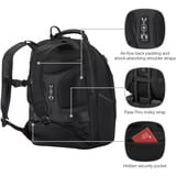 Wenger Legacy Black Series, 16" Laptop, Rucksack schwarz, bis 40,6 cm (16")