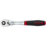 Wiha Umschaltknarre 3/8", Druckknopf und Kugelsicherung schwarz/rot