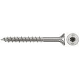 fischer Spanplattenschraube PowerFast II 4,5x60 Senkkopf TX 100 Stück, mit Teilgewinde, Edelstahl A2