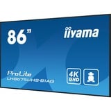 iiyama ProLight LH8675UHS-B1AG, Public Display schwarz (matt), UltraHD/4K, IPS, Lautsprecher, SDM-Slot