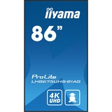 iiyama ProLight LH8675UHS-B1AG, Public Display schwarz (matt), UltraHD/4K, IPS, Lautsprecher, SDM-Slot