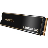 ADATA LEGEND 960 2 TB, SSD dunkelgrau/gold, PCIe 4.0 x4, NVMe 1.4, M.2 2280