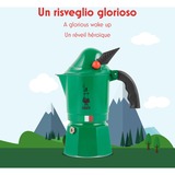 Bialetti Break Alpina, Espressomaschine grün, 3 Tassen