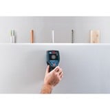 Bosch PRO Akku-Wallscanner D-tect 120 Professional, 12Volt, Ortungsgerät blau/schwarz, Li-Ionen-Akku 2,0 Ah, in L-BOXX 136