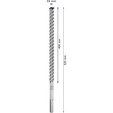 Bosch Professional EXPERT Hammerbohrer SDS-max-8X, Ø 24mm 5 Stück, Arbeitslänge 400mm