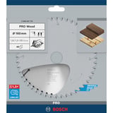 Bosch Professional PRO Wood Kreissägeblatt, Ø 160mm, 48Z Bohrung 20mm, für Handkreissägen