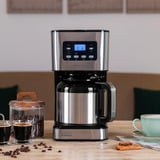 Cecotec Coffee 66 Drop & Thermo Time, Filtermaschine edelstahl/schwarz, 950 Watt