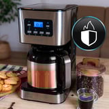 Cecotec Coffee 66 Drop & Thermo Time, Filtermaschine edelstahl/schwarz, 950 Watt