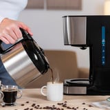 Cecotec Coffee 66 Drop & Thermo Time, Filtermaschine edelstahl/schwarz, 950 Watt