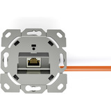 Digitus CAT.6A Datenanschlussdose, Unterputz, geschirmt, 1x RJ-45 LSA weiß, Klasse EA, 8 Richtungen