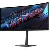 GIGABYTE G34WQC2, Gaming-Monitor 86.4 cm (34 Zoll), schwarz/grau, WQHD, VA, Curved, FreeSync Premium, Adaptive Sync, 200Hz Panel
