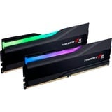 G.Skill DIMM 96 GB DDR5-6400 (2x 48 GB) Dual-Kit, Arbeitsspeicher schwarz, F5-6400J3239F48GX2-TZ5RK, Trident Z5 RGB, INTEL XMP