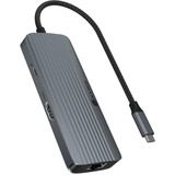 ICY BOX IB-DK4034a-CPD, Dockingstation aluminium/schwarz