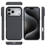 Nevox StyleShell SHOCK, Handyhülle schwarz, iPhone 17 Pro Max, kompatibel mit MagSafe