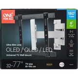 ONE FOR ALL TV-Wandhalterung Drehbar schwarz/weiß