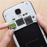 PNY Elite microSD 32 GB, Speicherkarte grau/grün, Class 10, UHS-I, SD-Adapter