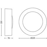 Philips Hue Hue White & Color Ambiance Daylo Wandleuchte, LED-Leuchte schwarz