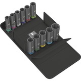 Wera 8790 C Impaktor Deep Set 1, 11-teilig, Steckschlüssel schwarz, 1/2", in textiler Box