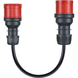 go-e Adapter für Gemini flex 11 kW, CEE rot Drehstrom 16A > CEE rot 32A schwarz, 30cm