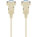 goobay Nullmodemkabel seriell 9-Pin > 9-Pin grau, 2 Meter