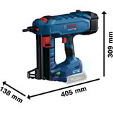 Bosch Akku-Betonnagler GNB 18V-40 Professional solo, 18Volt blau/schwarz, ohne Akku und Ladegerät, in XL-BOXX