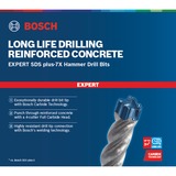 Bosch Professional EXPERT Hammerbohrer SDS-plus-7X, Ø 4mm, 10 Stück Arbeitslänge 50mm