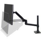 Ergotron LX Monitor Arm mit hoher Säule, Monitorhalterung schwarz