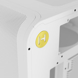 HYTE X50 Air Snow White, Tower-Gehäuse weiß, Vollflächiges Micro-Mesh